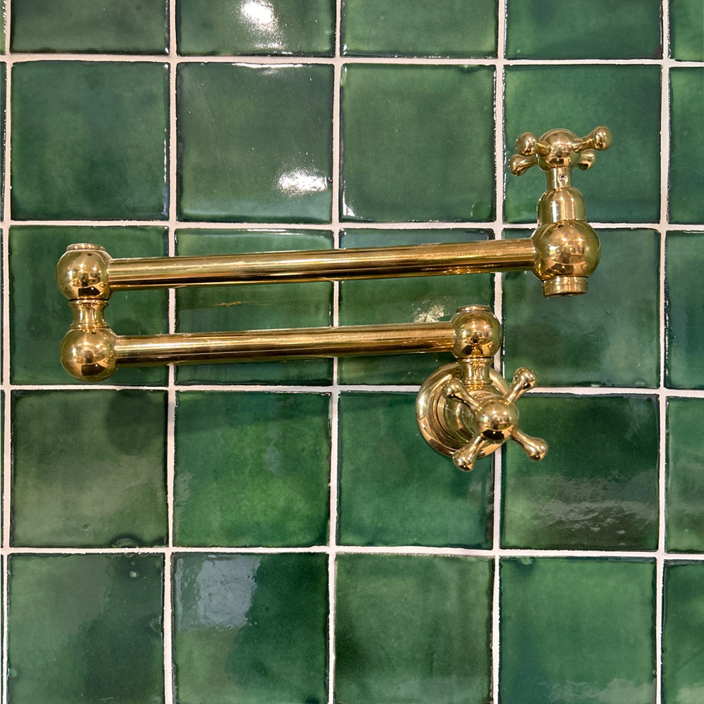 Brass Pot Filler Kitchen Faucet