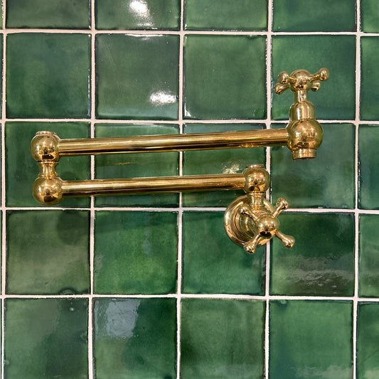 Brass Pot Filler Kitchen Faucet