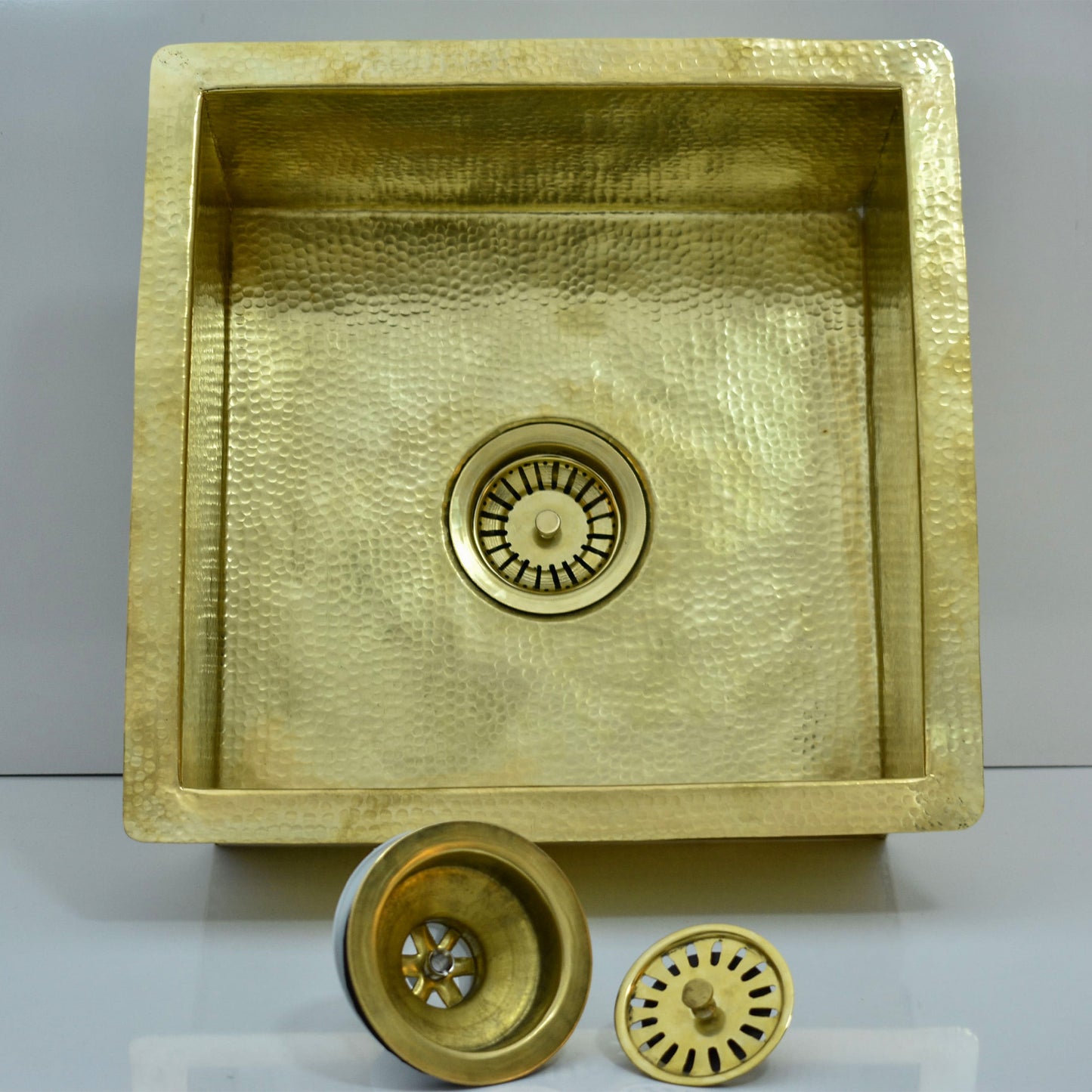 Unlacquered Brass Kitchen Sink Strainer