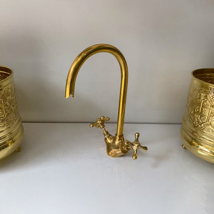 Brass Gooseneck Faucet