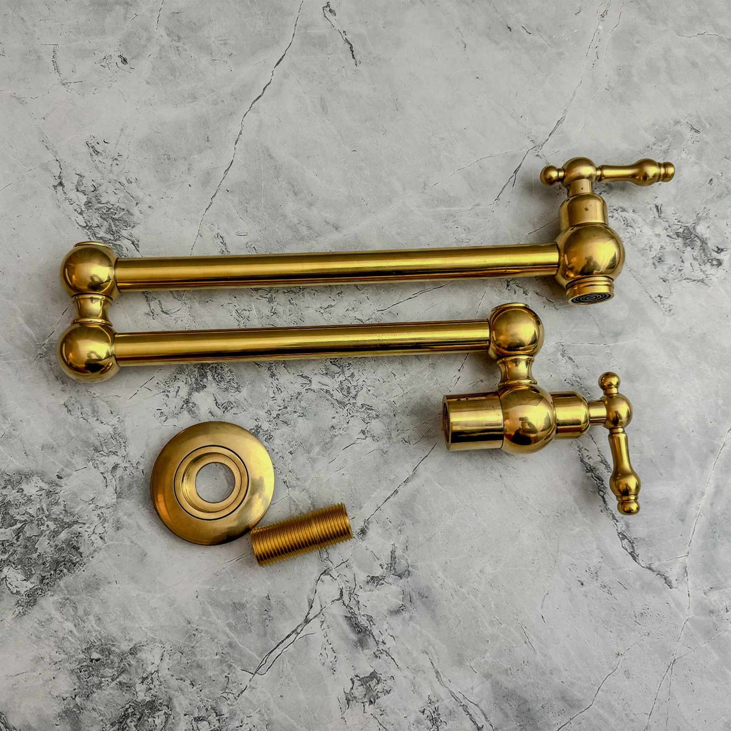 Brass Pot Filler Kitchen Faucet