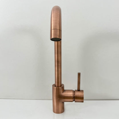 Copper Finish Sink Mixer Tap