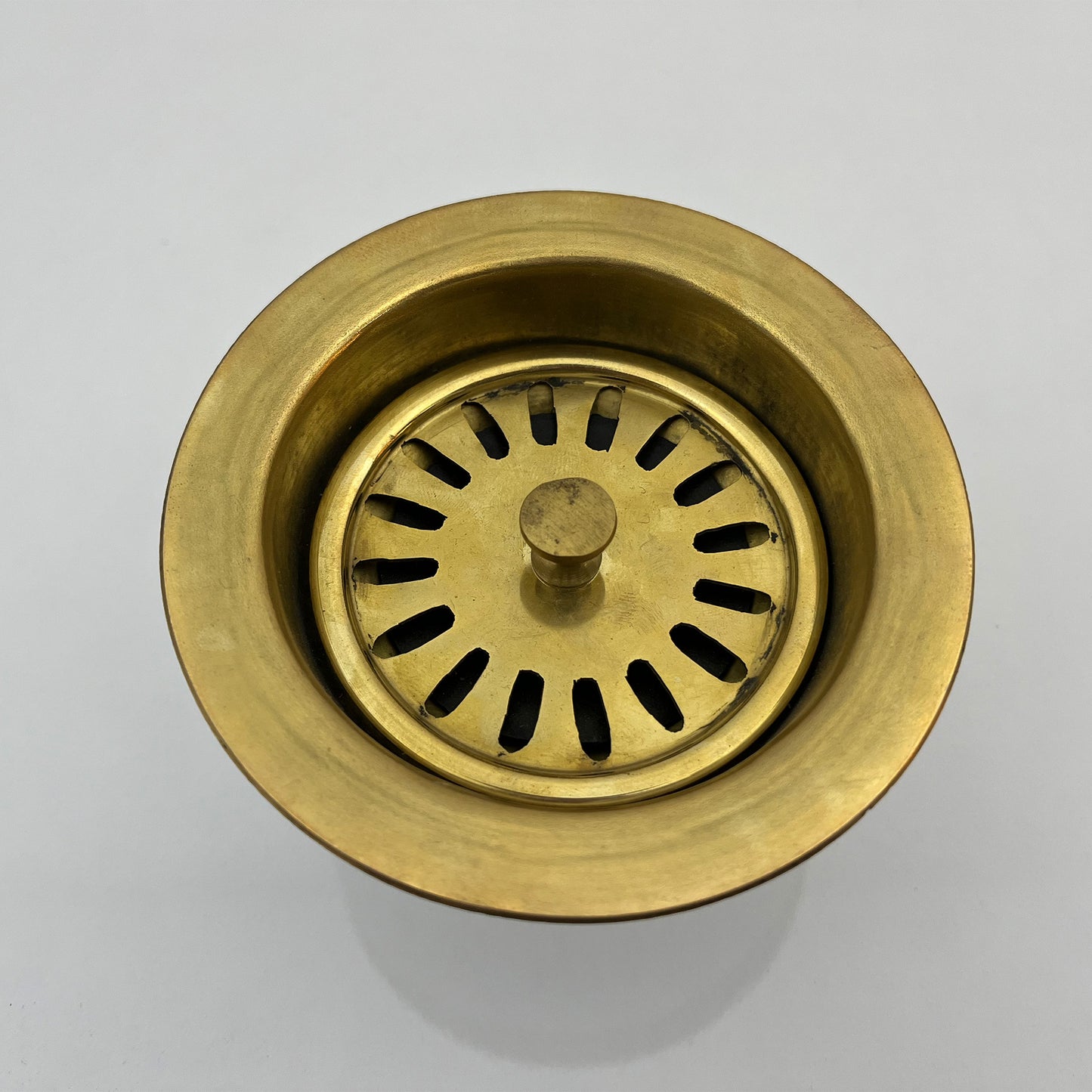 Unlacquered Brass Kitchen Sink Strainer