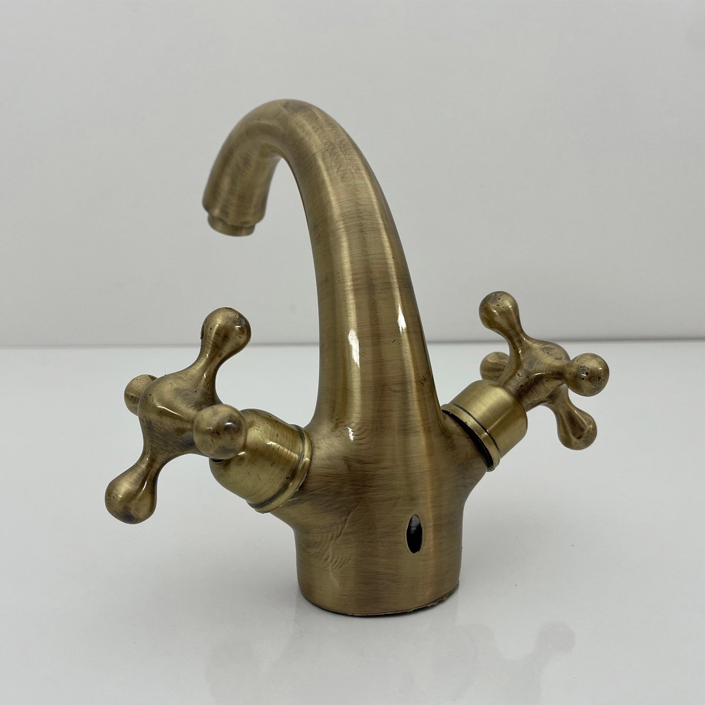 Bronze Finish Single Hole Bathroom Faucet - Bath Vanity Faucet