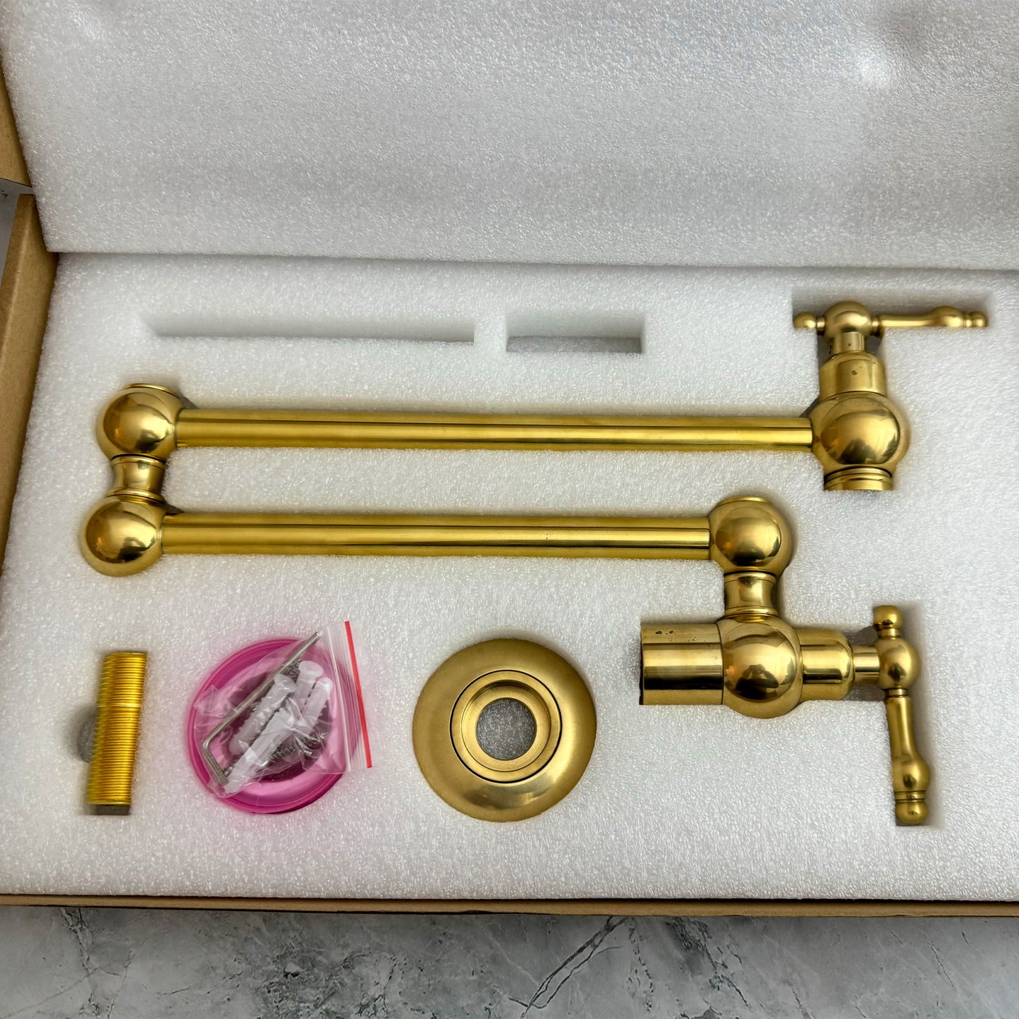 Brass Pot Filler Kitchen Faucet