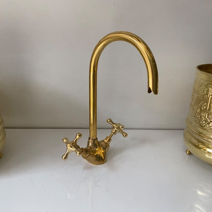 Brass Gooseneck Faucet